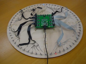 The completed clock